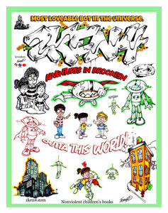 Non violent comic books for kids